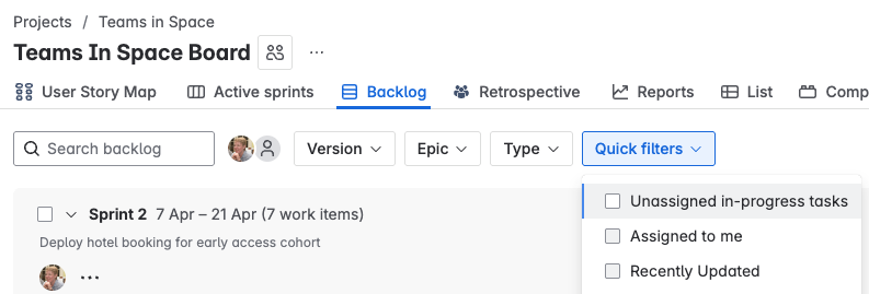 Jira Cloud new nav Backlog Quick Filters.png