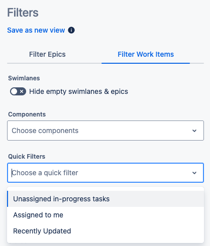 Story map in-app filters Quick Filters list.png