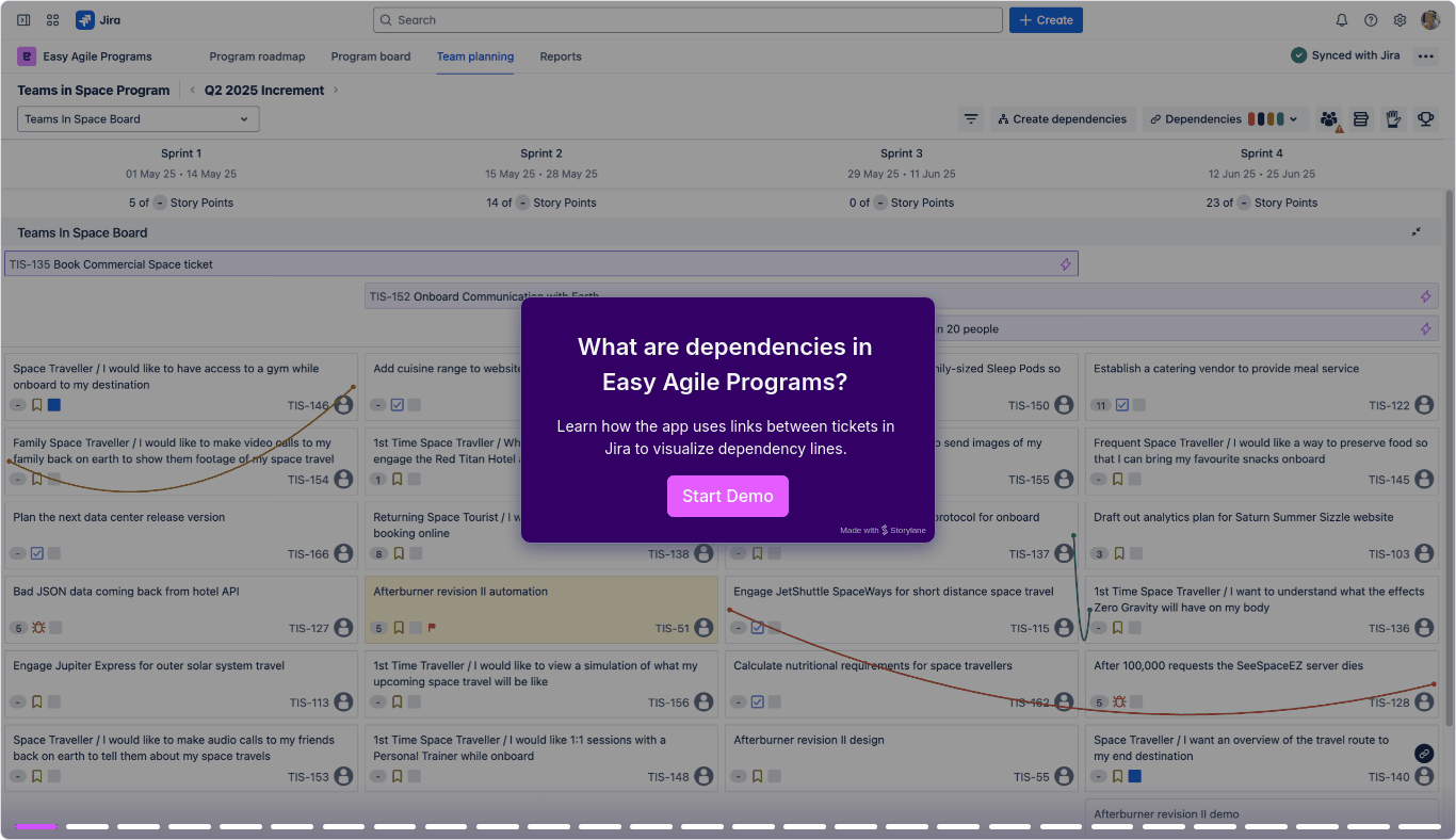 Easy Agile Programs into to dependencies preview.gif
