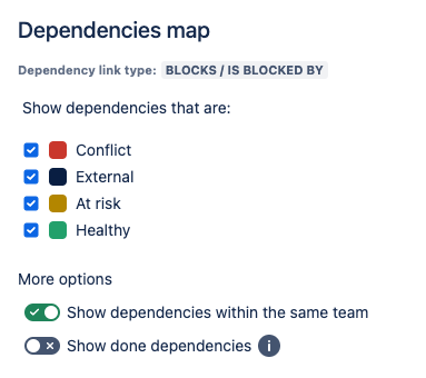 Dependency map filtering options 710.png