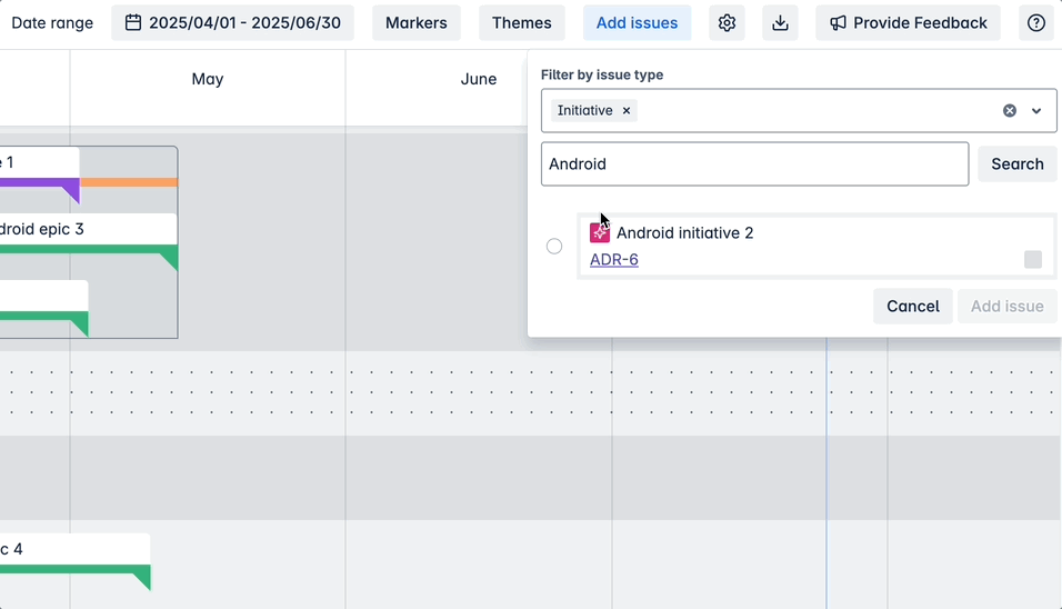 Add issue to roadmap.gif