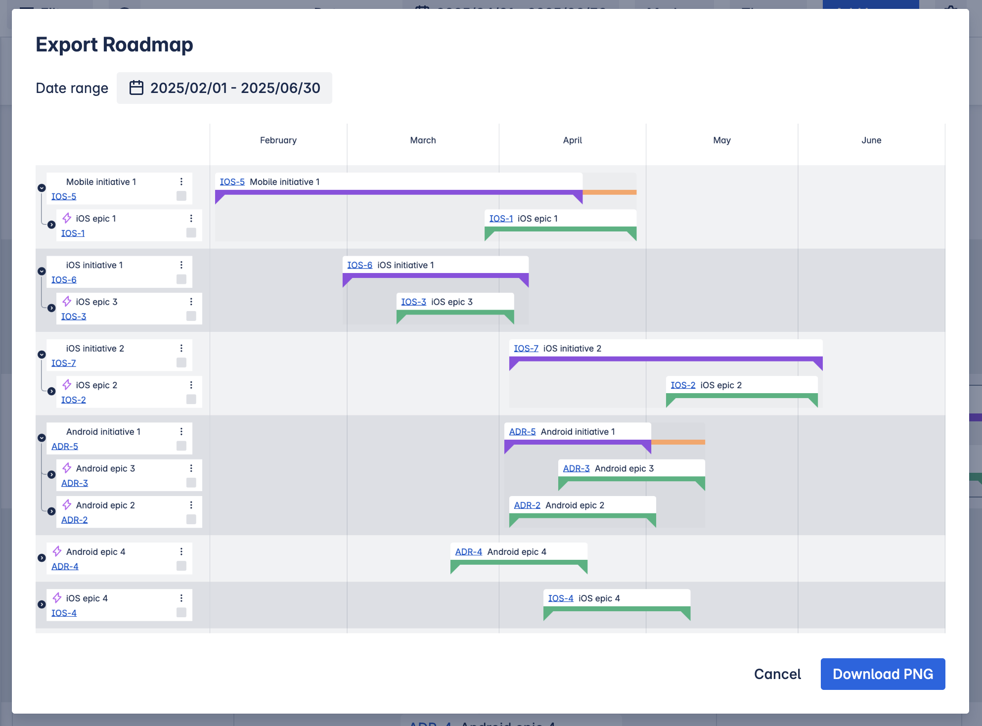 Export Roadmap dialog.png