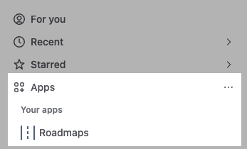Cloud new nav Roadmaps highlighted.png