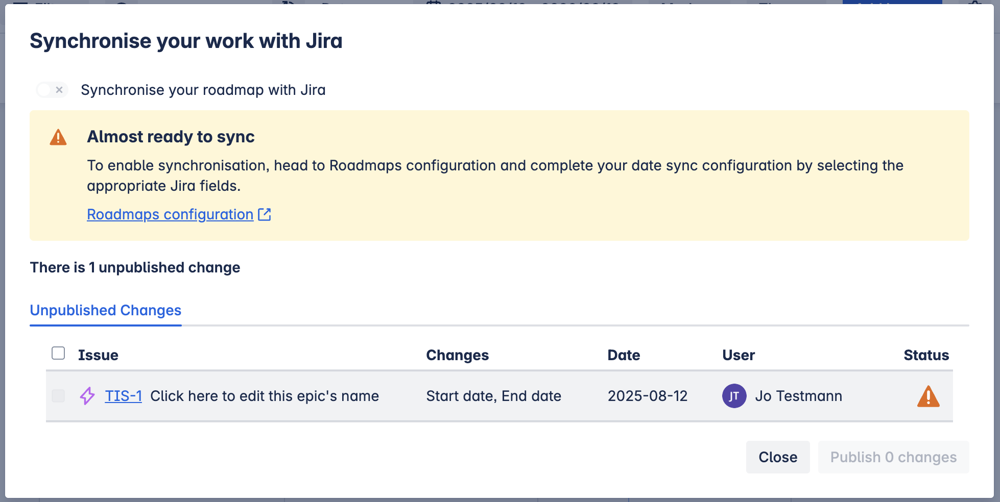 Synchronise roadmap disabled no date fields.png