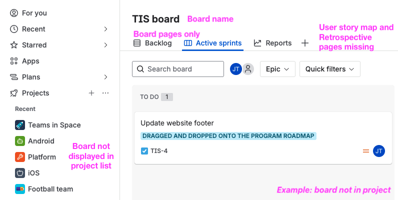 Jira Cloud board not in project annotated.png