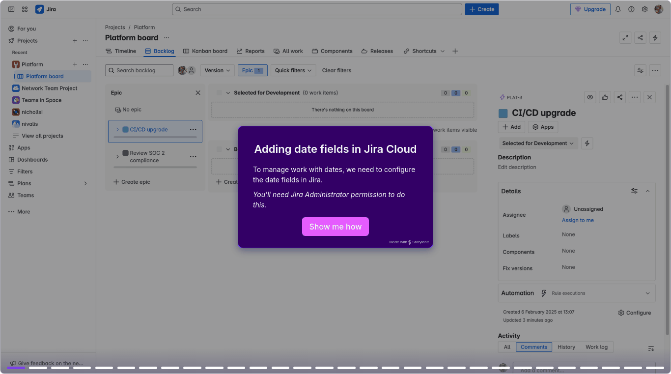 Jira Cloud date field config preview.gif